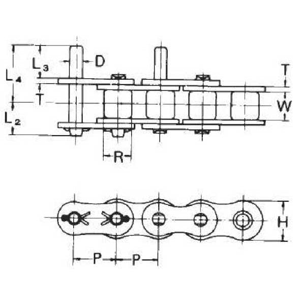 Connecting Roller Link, D-1 Attachment