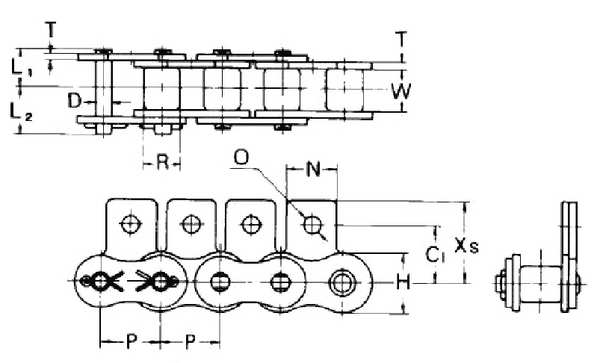 Connecting Roller Link, SA-1 Attachment