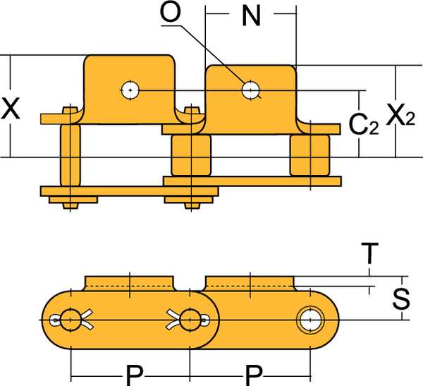 Connecting Roller Link, A-1 Attachment
