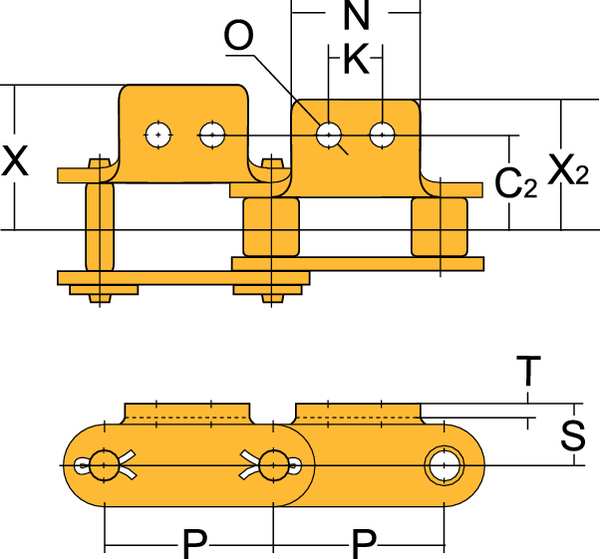 Connecting Roller Link, A-2 Attachment