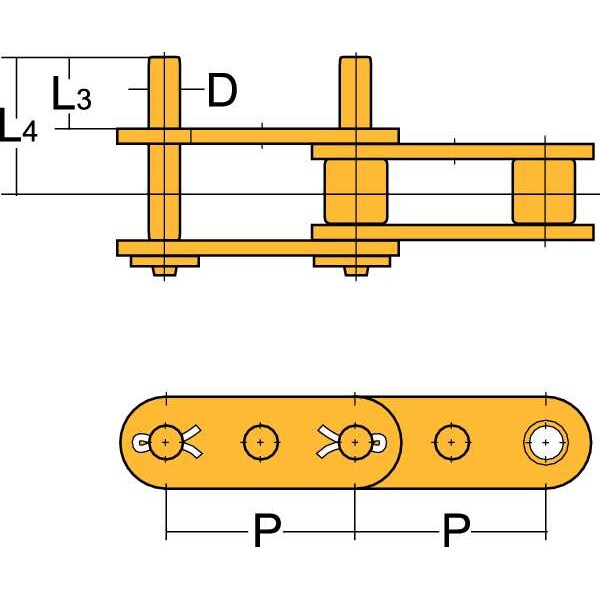 Connecting Roller Link, D-3 Attachment