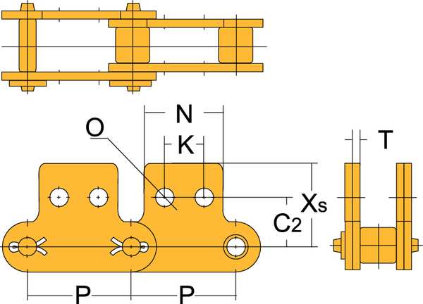 Connecting Roller Link, SK-2 Attachment
