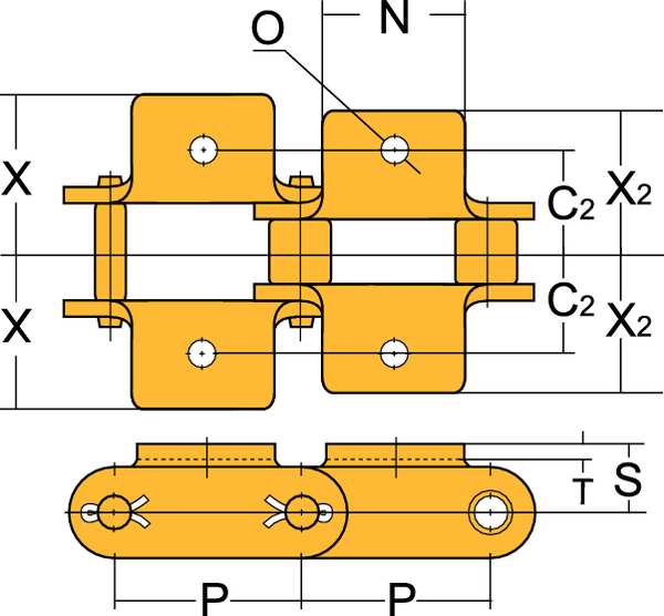 Connecting Roller Link, K-1 Attachment