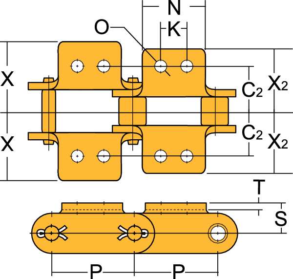 Connecting Roller Link, K-2 Attachment