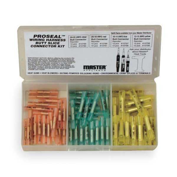 Crimp Connctor Kit, Crimp Trminls, 45 pcs.
