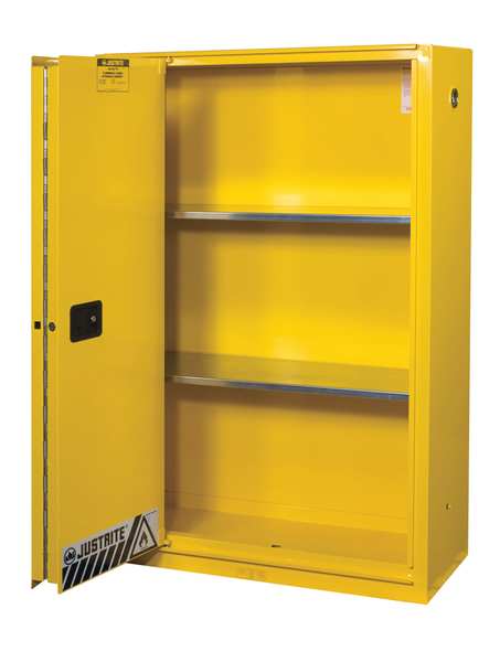 Sure-Grip EX Flammable Safety Cabinet, 45 gal., Yellow