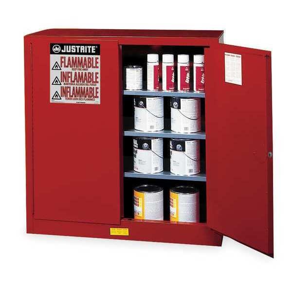 Paints and Inks Cabinet, 40 gal., Red