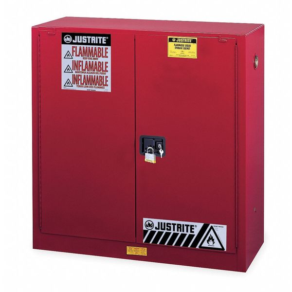 Paints and Inks Cabinet, 40 gal., Red