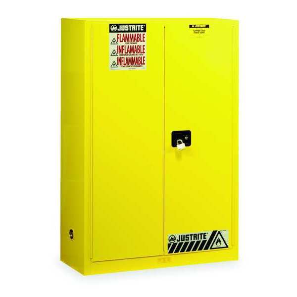 Sure-Grip EX Flammable Safety Cabinet, 45 gal., Yellow