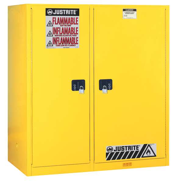 Sure-Grip EX Flammable Safety Cabinet, 115 gal., Yellow