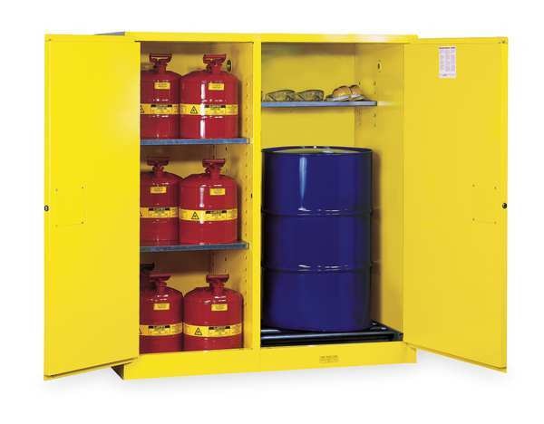 Sure-Grip EX Flammable Safety Cabinet, 115 gal., Yellow