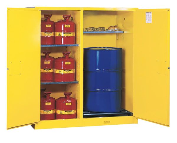 Sure-Grip EX Flammable Safety Cabinet, 115 gal., Yellow