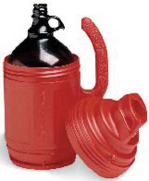 Bottle Jacket, 1 Gal., Clear, Polyethylene