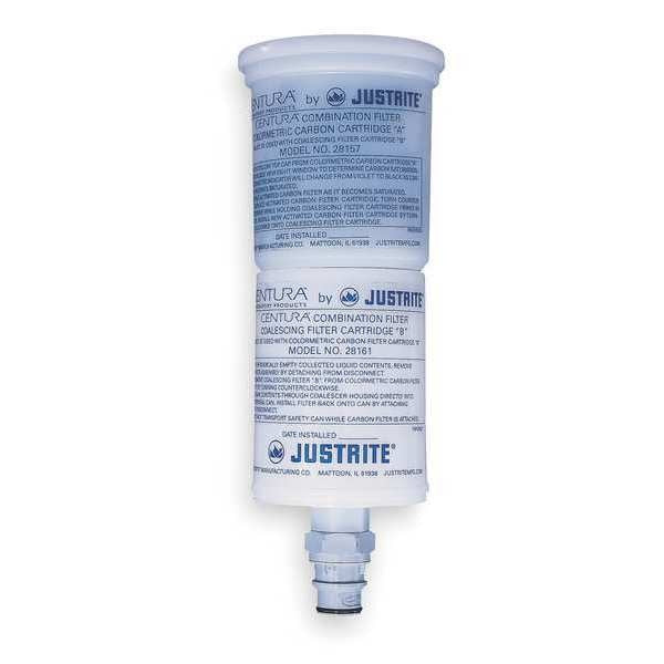 white Plastic Coalescing/Carbon Filter