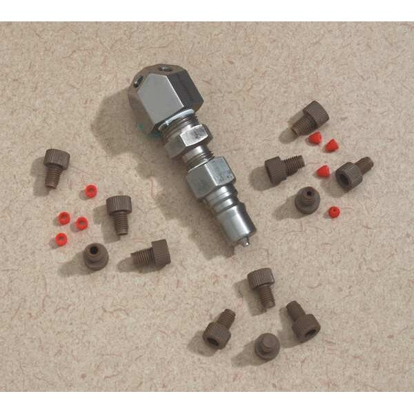 Silver Stainless Steel HPLC Safety Can Manifold Kit