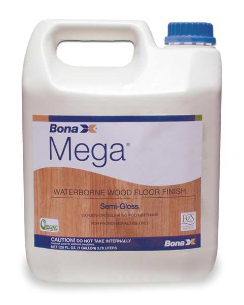 Floor Finish, Semi-Gloss, 1 gal., 2 to 3 hr