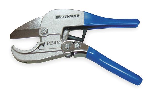 PVC Pipe Cutter, Ratcheting, 1 To 1-5/8 In