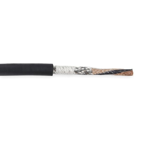 18 AWG 6 Conductor Stranded Multi-Conductor Cable BK