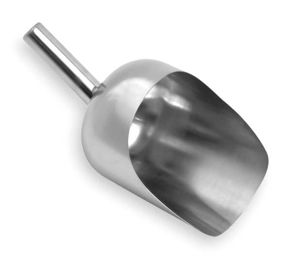 Scoop, 128 Oz, 304 Stainless Steel