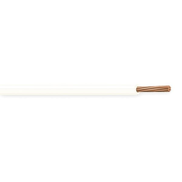 Machine Tool Wire, AWM, MTW, TEW, TFF, 18 AWG, 500 ft, White, PVC Insulation