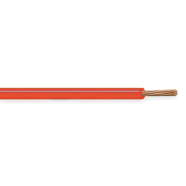 Machine Tool Wire, AWM, MTW, TEW, TFF, 16 AWG, 500 ft, Red, PVC Insulation