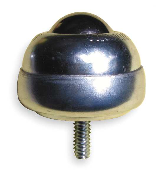 Ball Transfer, Threaded, 1In Ball Dia