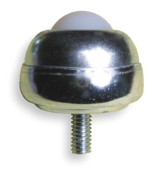 Ball Transfer, Threaded, 1In Ball Dia