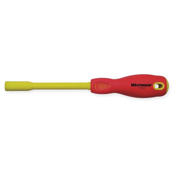 Nut Driver, 1/4 in., Hollow, Ergo, Ins, 5 in.