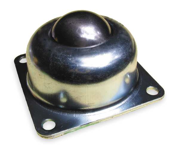 Ball Transfer, Flange, 1-1/2In Ball Dia