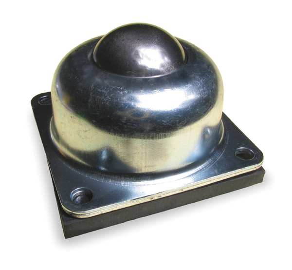 Ball Transfer, Flange, 1-1/2In Ball Dia