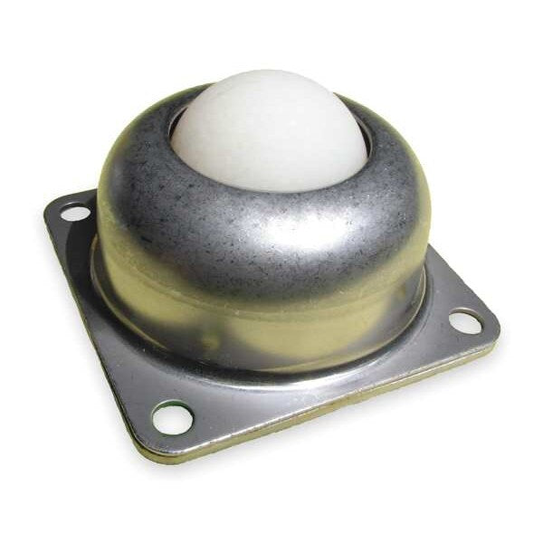 Ball Transfer, Flange, 1-1/2In Ball Dia
