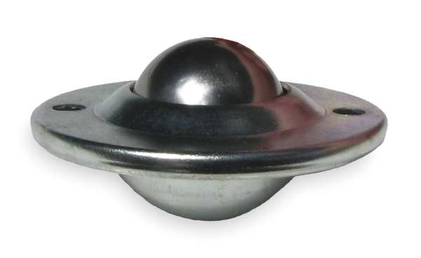 Ball Transfer, Cntrsunk, 1In Ball Dia