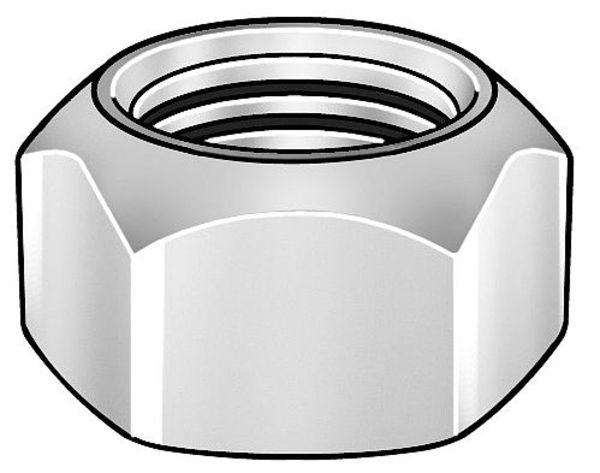 Top Lock Distorted Thread Lock Nut, 1