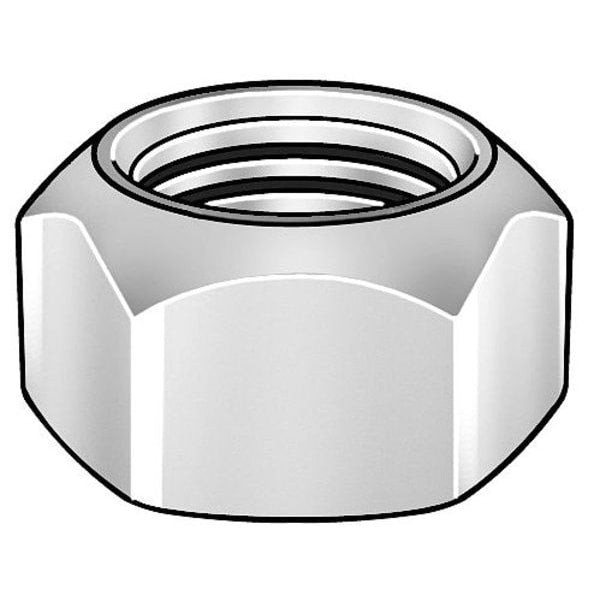 Top Lock Distorted Thread Lock Nut, 7/8