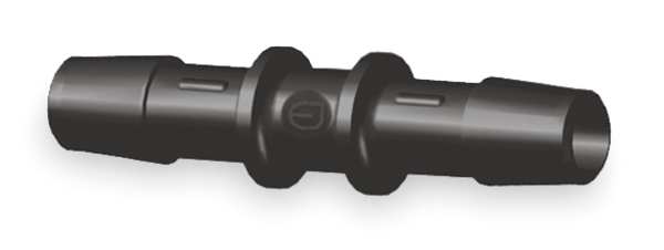 Straight Coupler, 1/8In, Barbed, Nylon, PK10