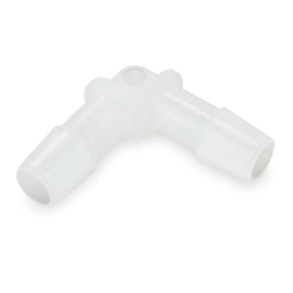 Elbow, 90 Deg, 5/8 In, Barbed, PVC, PK5