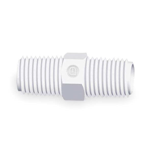 Hex Nipple, Polypropylene, 3/8