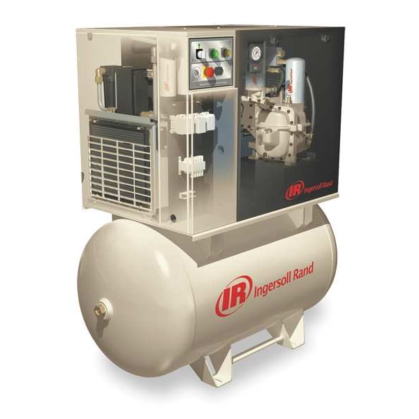 Rotry Scrw Air Cmpresr w/Air Dryer, 10 HP