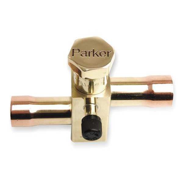 Service/Shut Off Valve, 5/8 In, Copper