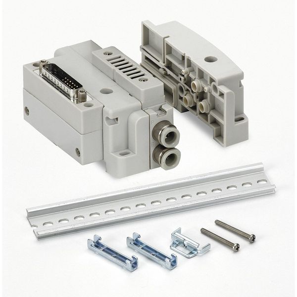 Valve Manifold, 10 Stations, 9 49/61 In L