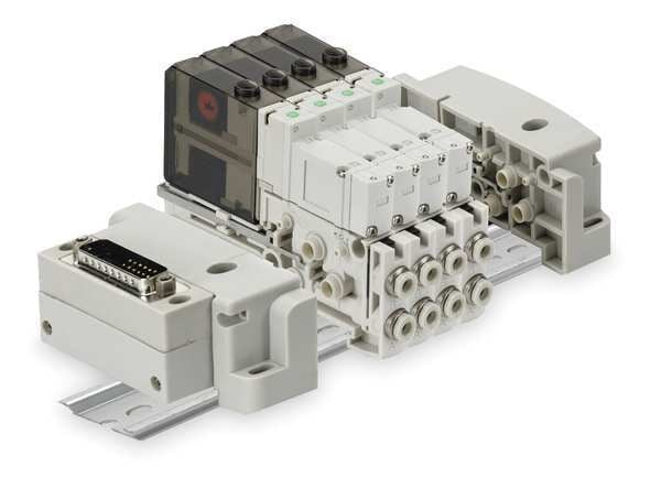 Valve Manifold, 10 Stations, 9 49/61 In L