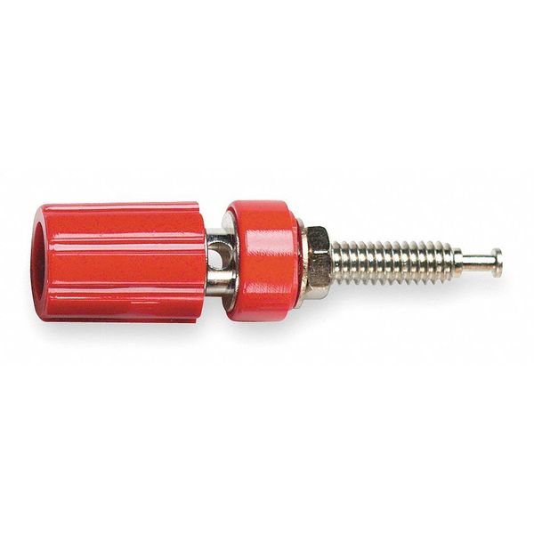 Standard Binding Post, 2500VDC, 15A, Red