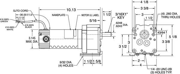 DC Gearmotor, 31 rpm, 12V, TENV