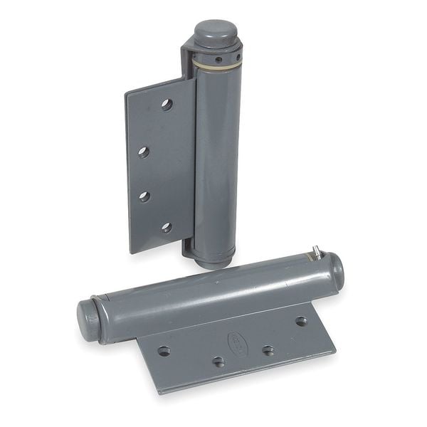 2 in W x 4 1/2 in H Gray Enamel Spring Hinge