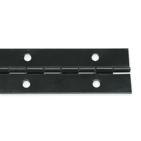 3/4 in W x 72 in H Black Enamel Continuous Hinge