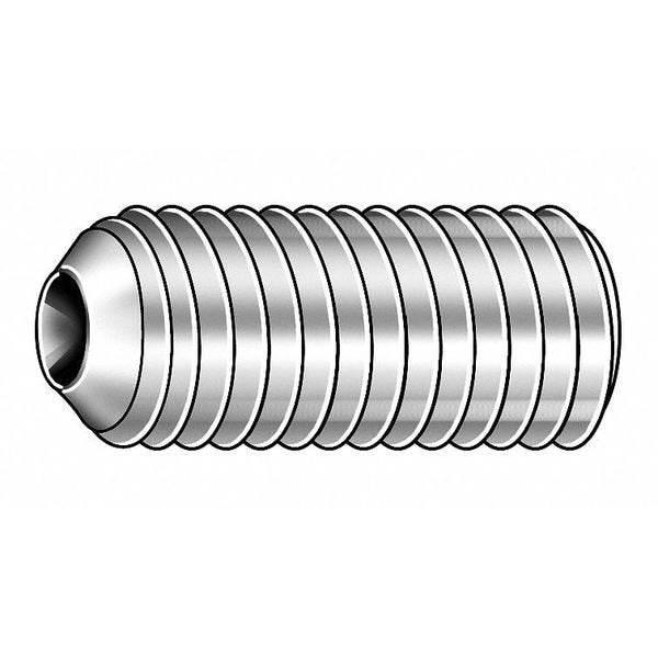 Socket Set Screw, Cup, 5/16-24x1/4, PK100