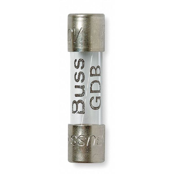 Fuse, Fast Acting, 10A, GDB Series, 250V AC, Not Rated, 20mm L x 5mm dia
