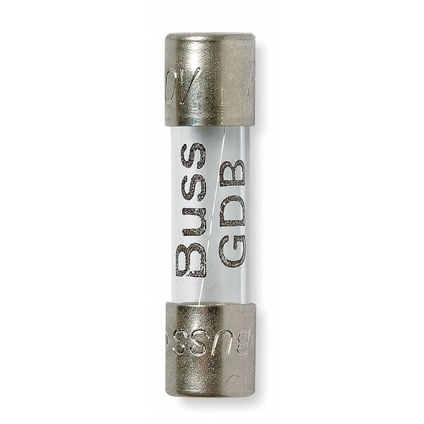 Fuse, Fast Acting, 2A, GDB Series, 250V AC, Not Rated, 20mm L x 5mm dia