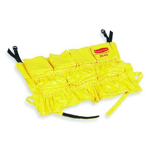 Brute Receptacle Caddy Bag, Ylw, Vinyl