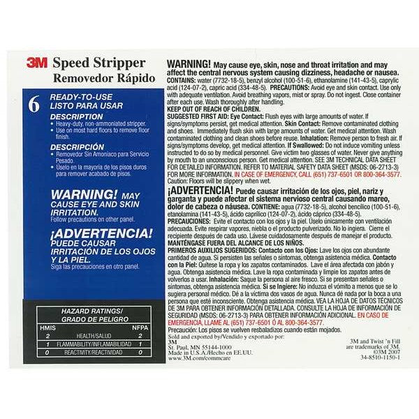 Secondary Label, Black, Blue/White, PK12